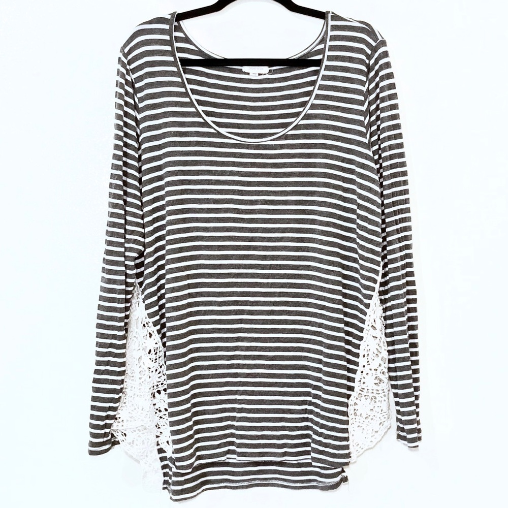 Striped Long Sleeve Top